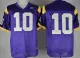 LSU Tigers Anthony Jennings 10 College Football Jersey - Purple