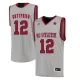 NCAA NC State Wolfpack #12 Gottfried College Basketball White Jersey