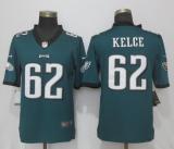 NEW Nike Philadelphia Eagles 62 Kelce Green 2017 Vapor Untouchable Limited Playey