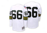 Green Bay Packers #66 Ray Nitschke White Throwback NFL jersey