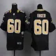 Nike New Orleans Saints #60 Unger Black Elite Jersey