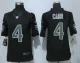 New Nike Oakland Raiders  4 Carr Impact Limited Black Jerseys