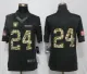 NEW Nike Oakland Raiders 24 Lynch Anthracite Salute To Service Limited Jersey