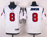 Nike Houston Texans #8 Johnson White Elite Jersey