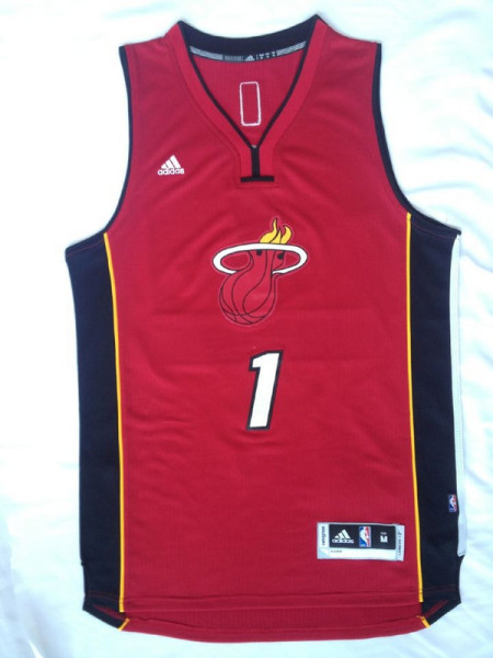 NBA Miami Heat #1 Chris Red Christmas Eve 2014 Jersey