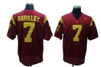 NCAA USC Trojans #7 Barkley red jersey