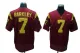 NCAA USC Trojans #7 Barkley red jersey