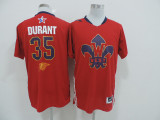 2014 All Star NBA Oklahoma City Thunder #35 Durant New Red Jersey