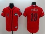 MLB Cincinnati Reds #19 Voto Red Elite Jersey