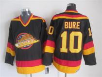 NHL Vancouver Canucks #10 Bure Black Jersey