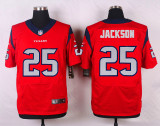 Nike Houston Texans #25 Jackson Red Elite Jersey