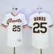 MLB San Francisco Giants #25 Bonds White Pullover Throwback Jersey