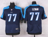 Nike Tennessee Titans #77 Lewan D.Blue Elite Jersey