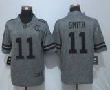 New Nike Kansas City Chiefs #11 Smith Gray Mens Stitched Gridiron Gray Limited Jersey