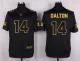Mens Cincinnati Bengals #14 Dalton Pro Line Black Gold Collection Jersey