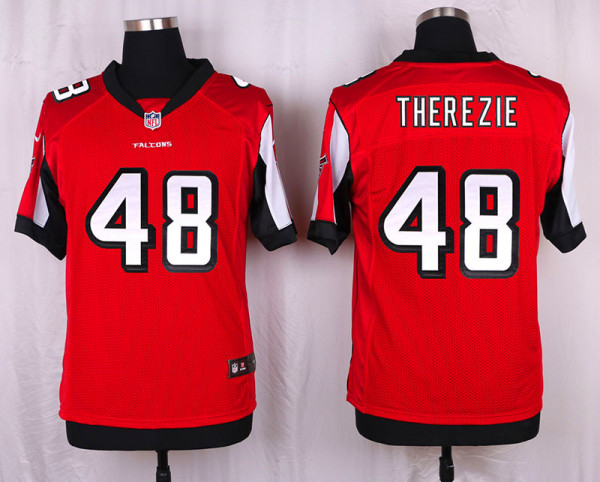 Nike Atlanta Falcons #48 Therezie Red Elite Jersey