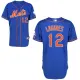 MLB New York Mets #12 Lagares Blue Cool Base Customized Jersey