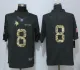 New Nike Minnesota Vikings 8 Bradford Anthracite Salute To Service Limited Jersey