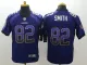 Nike Baltimore Ravens #82 Smith Drift Fashion Purple Elite Jersey
