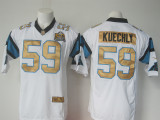 NFL Carolina Panthers #59 Kuechly White 50th Anniversary Jersey