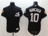 MLB Chicago White Sox #10 Moncada Black Spring Training Jersey