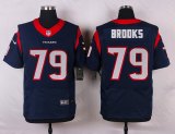 Nike Houston Texans #79 Brooks Blue Elite Jersey
