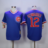 MLB Chicago Cubs #12 Alfonso Soriano Blue Pullover Jersey