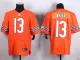Nike Chicago Bears #13 White Orange Elite Jersey