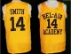 Will Smith Basketball Jersey Fresh Prince Jersey #14 Bel Air Academy Jersey Double Stitched Jersey Yellow