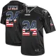 NFL Oakland Raiders #24 Lynch USA Flag Jersey