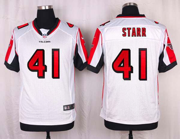 Nike Atlanta Falcons #41 Starr White Elite Jersey