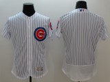 Majestic MLB Chicago Cubs Blank White Elite Pinstripe Jerseys