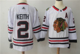 Adidas Chicago Blackhawks #2 Keith White Jersey