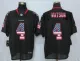 New Nike Houston Texans #4 Watson USA Flag Fashion Black Elite Jerseys