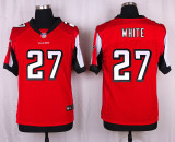 Nike Atlanta Falcons #27 White Red Elite Jersey