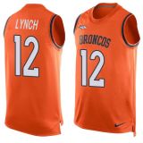 NFL Denver Broncos #12 Lynch Orange Limited Tank Top Jersey