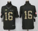 Nike San Francisco 49ers 16 Montana Anthracite Salute To Service Limited Jersey