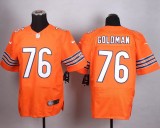 Nike Chicago Bears #76 Goldman Orange Elite Jersey