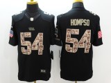 Nike Carolina Panthers #54 Hompso Black Limited Salute to Service Jersey