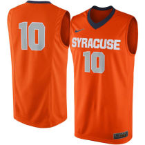 NCAA Syracuse Orange Nike No. 10 Replica Master Jersey Orange
