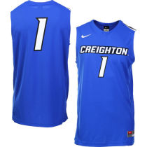 NCAA Creighton Bluejays #1 Nike Replica Jersey  Royal Blue