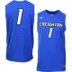 NCAA Creighton Bluejays #1 Nike Replica Jersey  Royal Blue