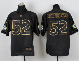 2014 Green Bay Packers #52 Matthews PRO Gold Lettering Fashion Jersey