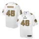 Mens NFL Washington Redskins #46 Morris White Gold Collection Jersey