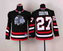 Youth NHL Chicago Blackhawks #27 Oduya Black Jersey