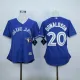 MLB Toronto Blue Jays #20 Donaldson Womens Blue Jersey