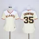 Womens MLB San Francisco Giants #35 Crawford Cream Jersey