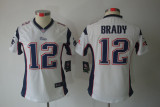 Patriots #12 Brady limited white Nike Women Jersey