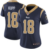 Womens NFL Los Angeles Rams #18 Kupp D.Blue Vapor Limited Jersey