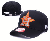 MLB Houston Astros Black Color Snapback Hats--GS